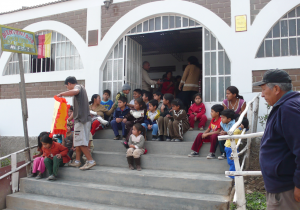 Gemeinschaftsküche im Armenviertel Calizal Peru